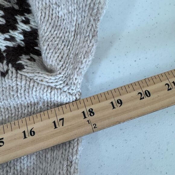 Eddie Bauer Women’s Knit Graphic Sweater Size Small Petite Lambs Wool Blend - Picture 7 of 9